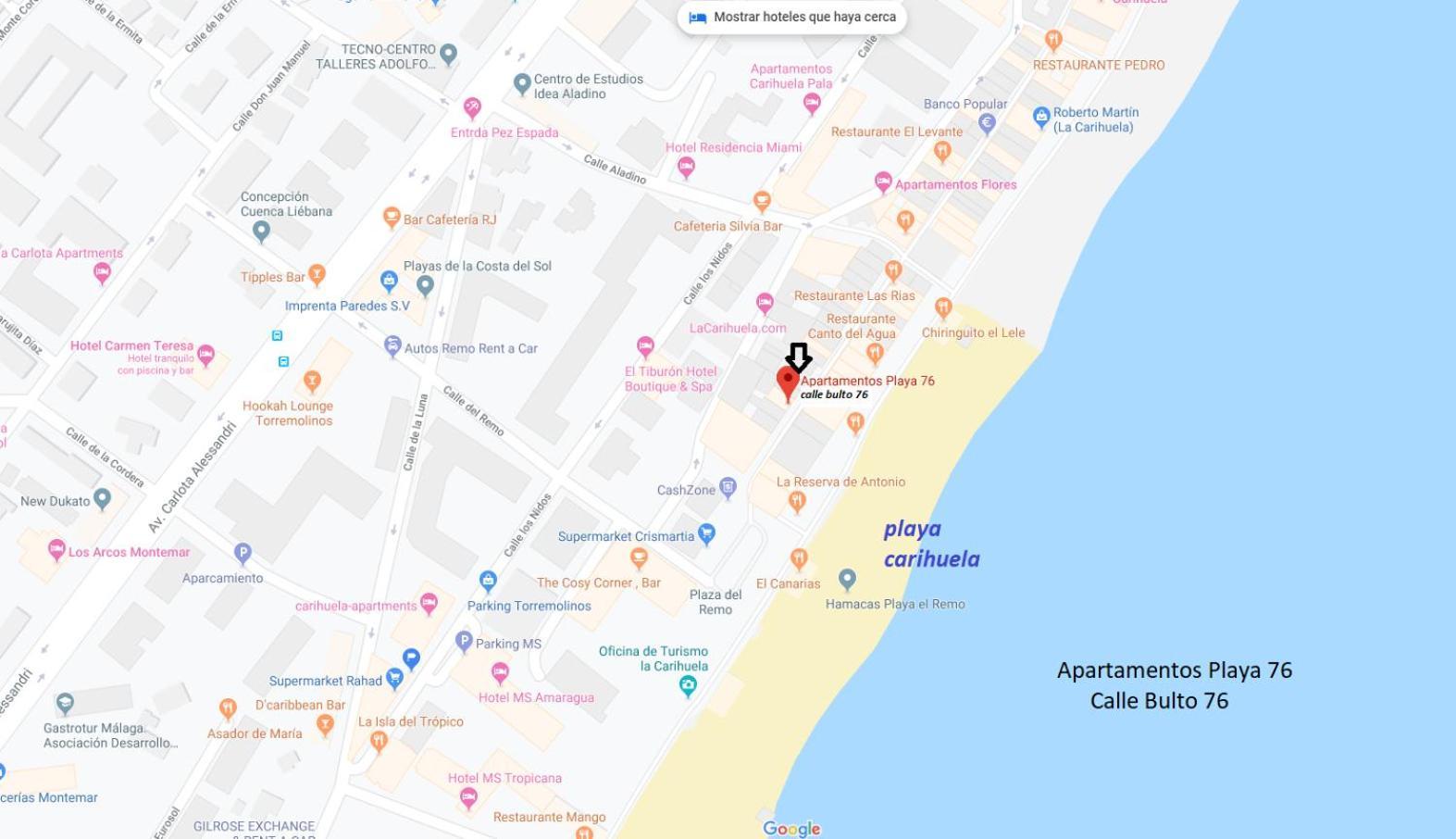 Sunsands Studio 1ºb Playa76 Carihuela Торремолинос Экстерьер фото